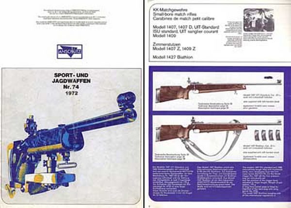 Anschutz Sporting Catalog 1972 (German-Engl Text) Catalog - GB-img-0
