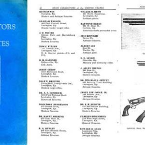 Arms Collectors of the United States 1939