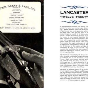 Atkins, Grant & Lang 1976 Circa (UK) Catalog