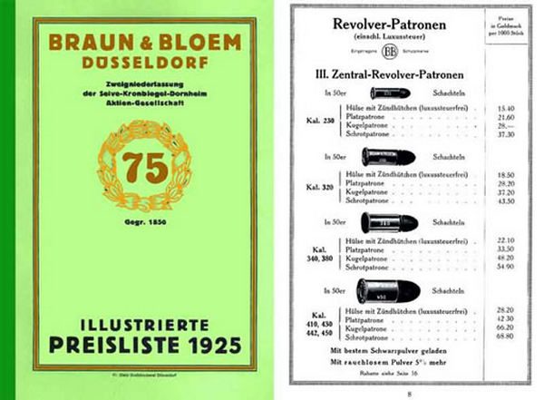 Braun & Bloem 1925 Munitions (German) - GB-img-0