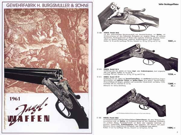 H. Burgsmuller & Sohne Jagd Waffen 1961 - GB-img-0