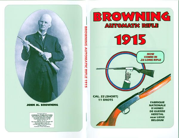 Browning 1915 Automatic .22 Rifle Manual/Catalog - GB-img-0