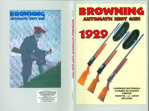 Browning 1929 Automatic Shotgun Catalog - GB-img-0