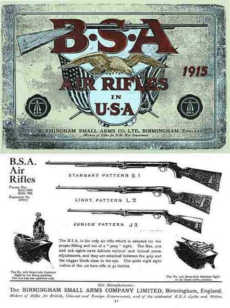 BSA 1915 Air Guns in USA Catalog - GB-img-0