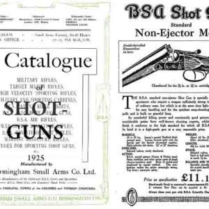 BSA 1925 Shotguns Catalog