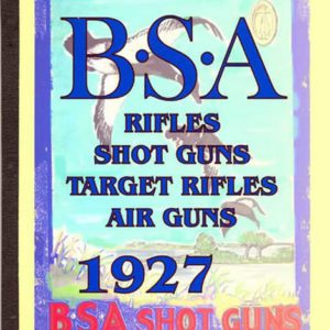 BSA 1927 (Birmingham Small Arms) Catalog