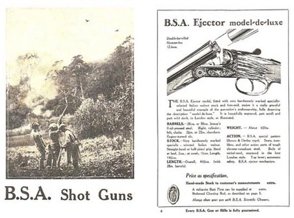BSA 1950  (UK) Shotguns, Rifles & Air Guns Catalog - GB-img-0