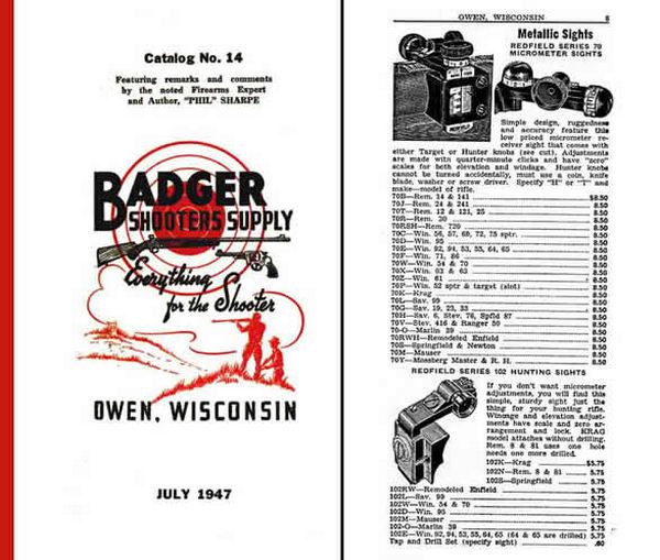 Badger Shooters Supply 1947 Gun Catalog (Owen, WI) - GB-img-0