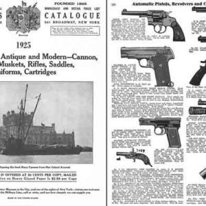 Bannerman 1925 Francis & Sons Gun Catalog
