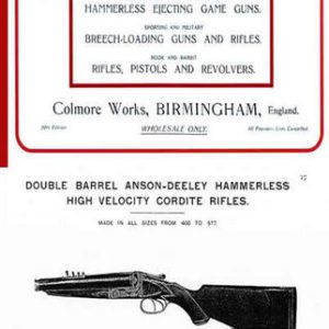 Bentley & Playfair c.1911 Gun Catalogue (UK)