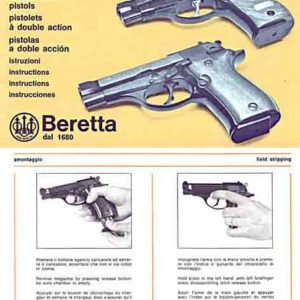 Beretta Automatic 9mm Short Manual