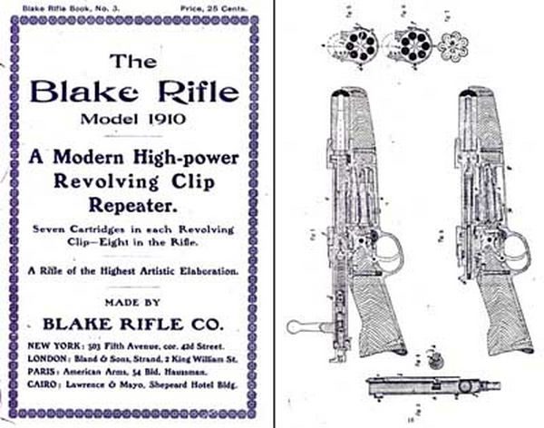 Blake Rifle Company, Revolving Clip Rifles 1910 (New York) - GB-img-0