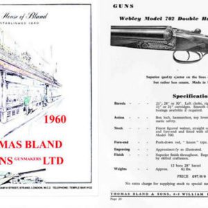 Thomas Bland Ltd. (London) 1960 Catalog