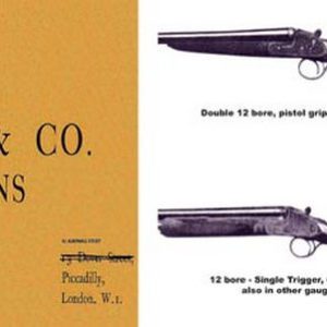 Boss & Co., 1930 Circa Gun Catalog