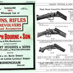 Joseph Bourne & Son (UK) 1912 Gun Catalogue