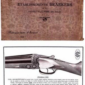 Etablissements Braekers 1929 Gun Catalogue