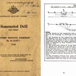 Dismounted Drill of All Small Arms 1944 - Australia- Manual