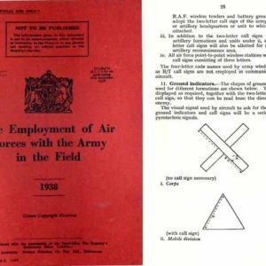 Employment of Air Forces with the Army in the Field 1938 Manual
