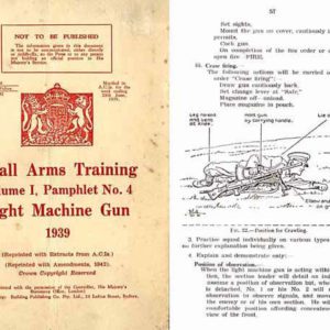 Bren 1939 .303 Light Machine Gun- Small Arms Training No. 4 (UK) -Manual
