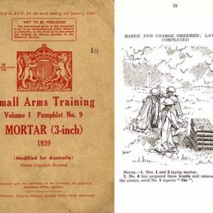 Mortar - 3 inch - Small Arms Training 1939 Australia