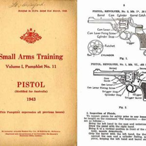 Enfield/Webley .38 Revolver/Pistol 1943 - Australian Small Arms Training- Manual