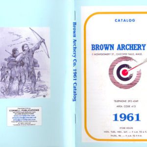 Brown 1961 Archery Catalog