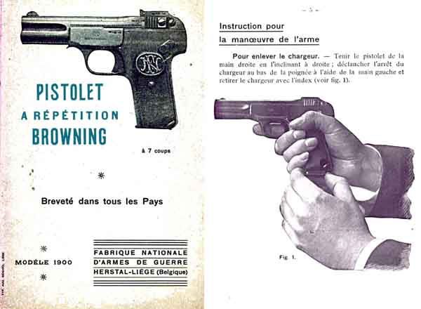 Browning Model 1900 Manual (in Fr) - GB-img-0