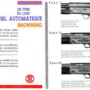 Browning 1925 FN Shotguns Catalog (French)