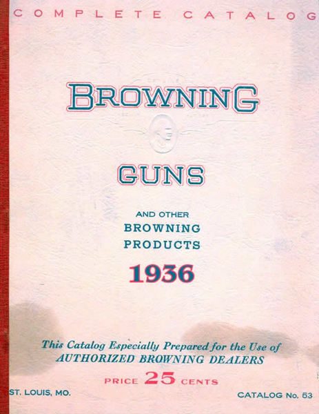 Browning 1936 Gun Catalog - GB-img-0