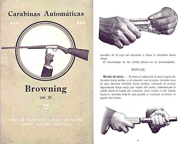 Browning 1914 () FN .22 Automatic Rifle Manual (Spanish) - GB-img-0