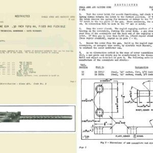 Browning 1961 MG 1919A1 (Brit: L3A3) Technical Handbook (UK)- Manual