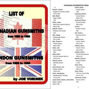 Canadian Gunsmiths 1650-1900 & London Gunsmiths 1850-1900