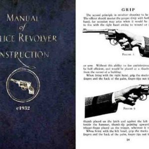 Colt 1932 (circa) Manual of Police Revolver Instruction