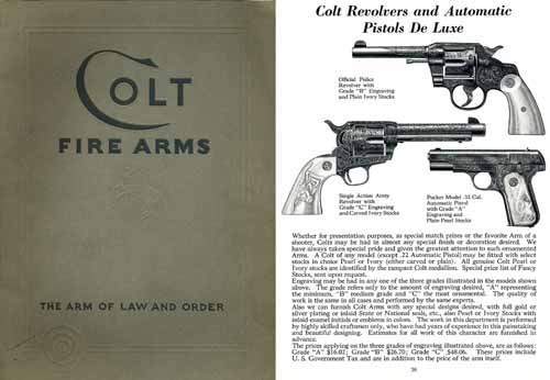 Colt 1933 Gun Catalog - GB-img-0