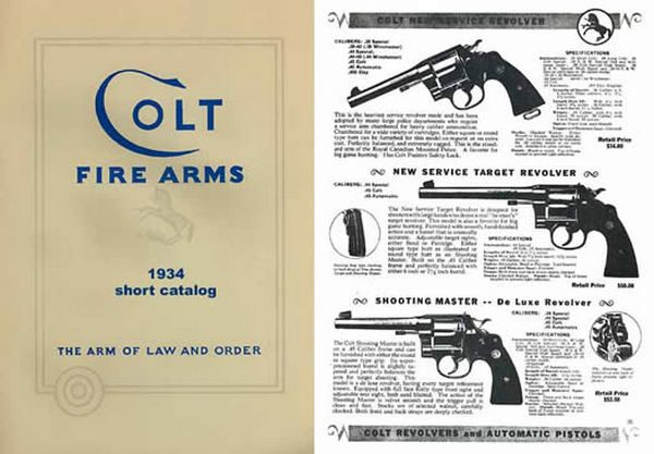 Colt 1934 Fire Arms Short Catalog - GB-img-0