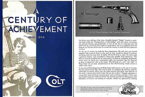 Colt 1936 Firearms Catalog- A Century of Achievement - GB-img-0