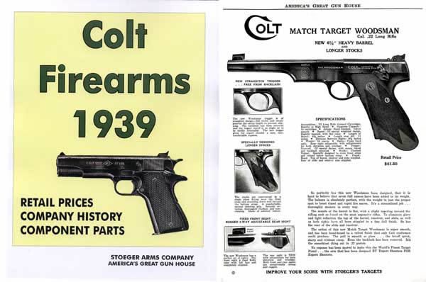 Colt 1939 Firearms & Component Parts Stoeger Catalog - GB-img-0