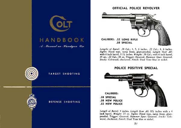 Colt 1953 Handgun Handbook and Catalog - GB-img-0