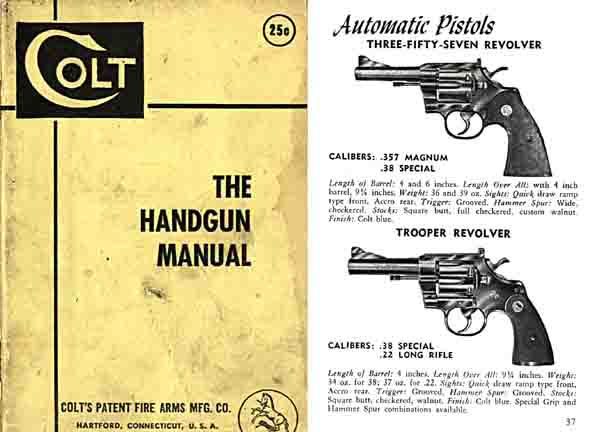 Colt 1954 Handgun Manual and Catalog - GB-img-0