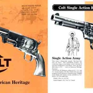 Colt 1974 Gun Catalog
