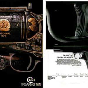 Colt 1978 Firearms Gun Catalog