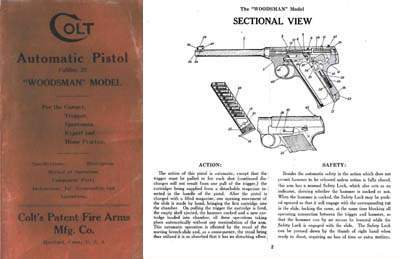 Colt 1927-30 () Woodsman Manual - GB-img-0