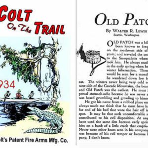 Colt 1934 on the Trail