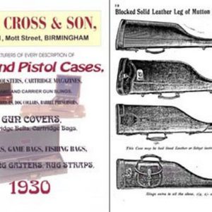 John Cross & Son Gun and Pistol Case 1930 Catalog (UK)