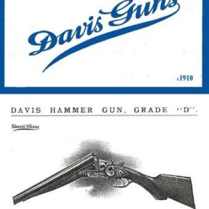 N. R. Davis 1910 Circa Gun Catalog