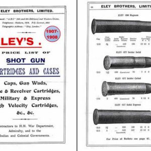 Eley 1907-08 Gun Cartridges & Cases Catalog ( UK )