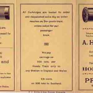 Eley 1934 Circa - Hill Ammunition Catalog