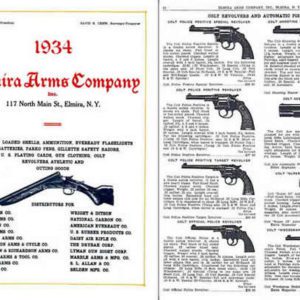 Elmira Arms Company 1934 Gun & Sport Catalog (Elmira NY)