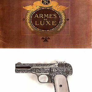Browning 1914 (circa) Fabrique Nationale Armes de Luxe catalog