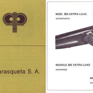 Felix Sarasqueta SA 1985 Circa (Spain) Gun Catalog